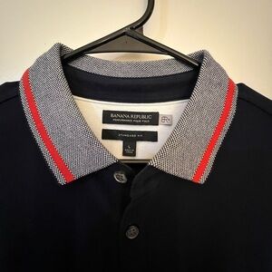 Banana Republic Polo with Red Accents
